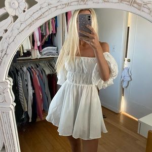 HELLO MOLLY Baby Doll White Dress